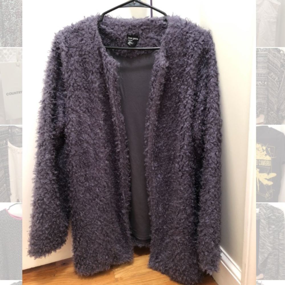 Nordstrom structured teddy cardigan